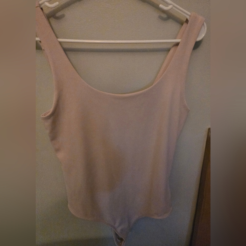 Express Body Contour Collection Compression Body Suit Sleeveless NUDE MED NWT